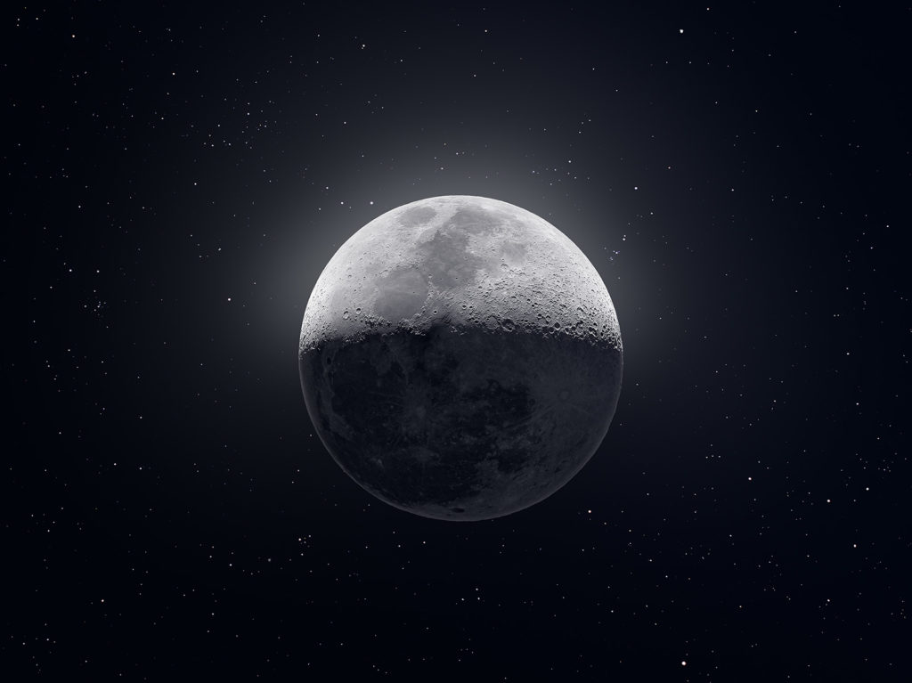 Photo de la Lune d'après Andrew McCarthy